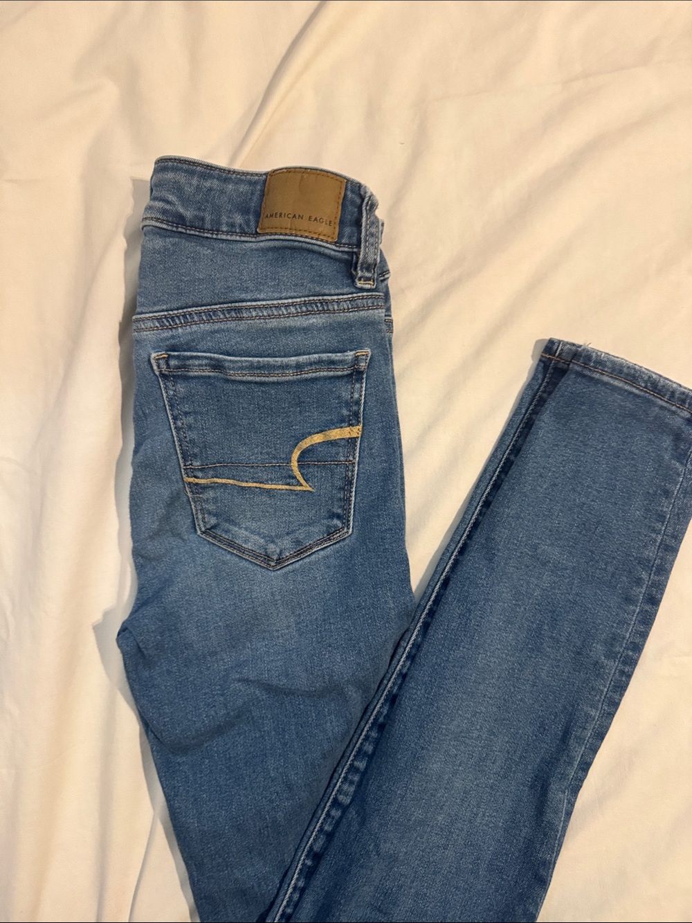 American Eagle Outfitters Women's Blue Skinny Jeans